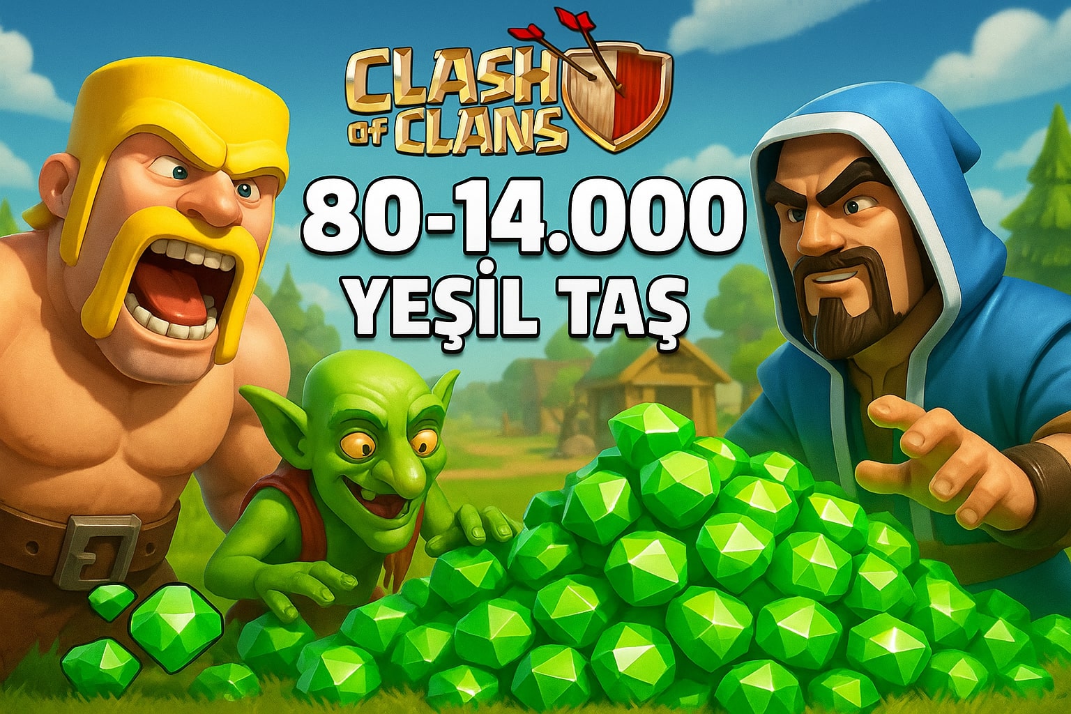 Clash of Clans Ucuz Yeşil Taş Satın Al