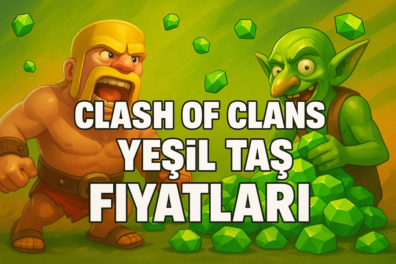 Clash of Clans Yeşil Taş Satın Al