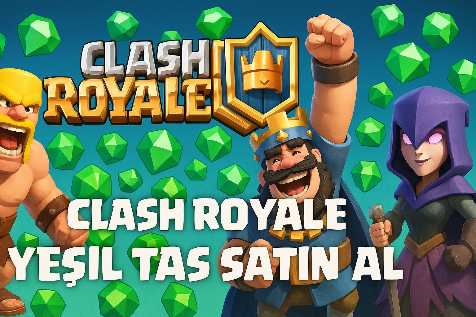 Clash Royale Ucuz Yeşil Taş Satın Al