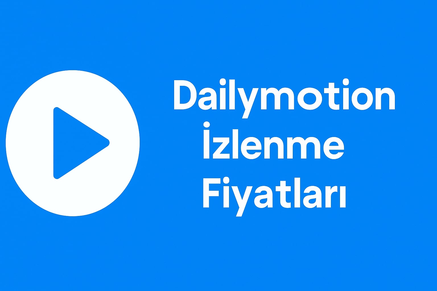 Dailymotion Gerçek İzlenme Satın Al