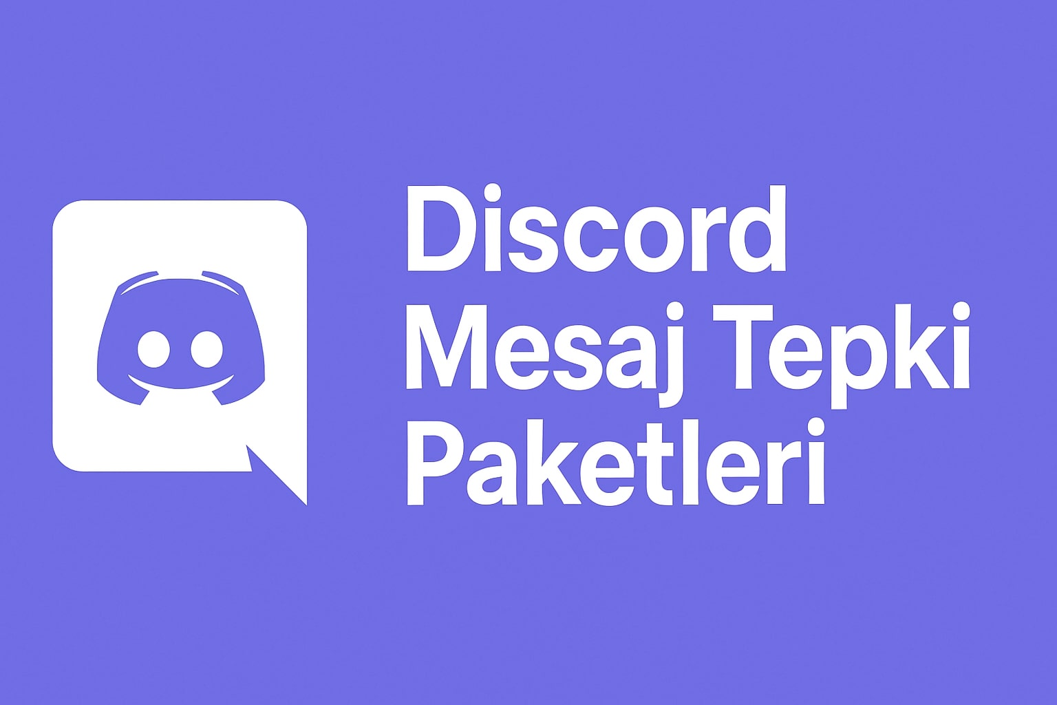 Discord Gerçek Tepki Satın Al