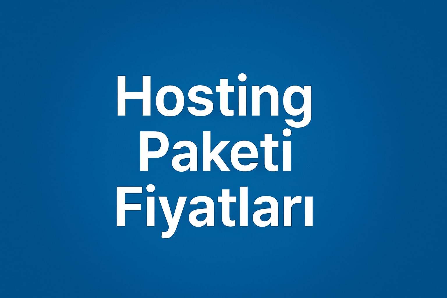Hosting Satın Al