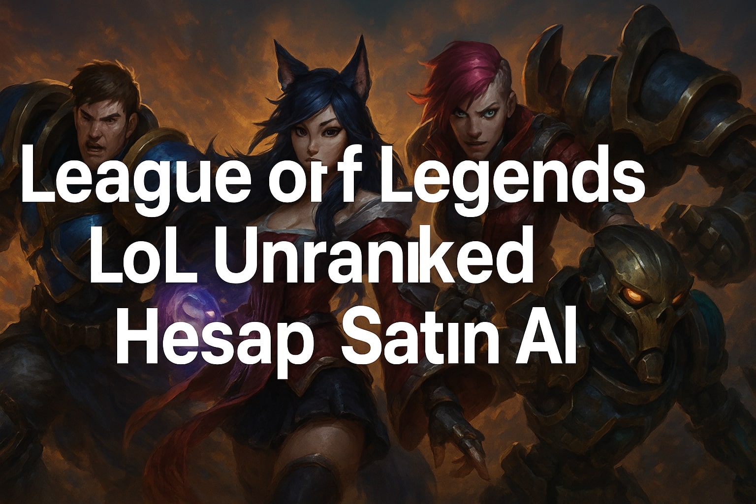 League of Legends LoL Unranked Hesap Satın Al