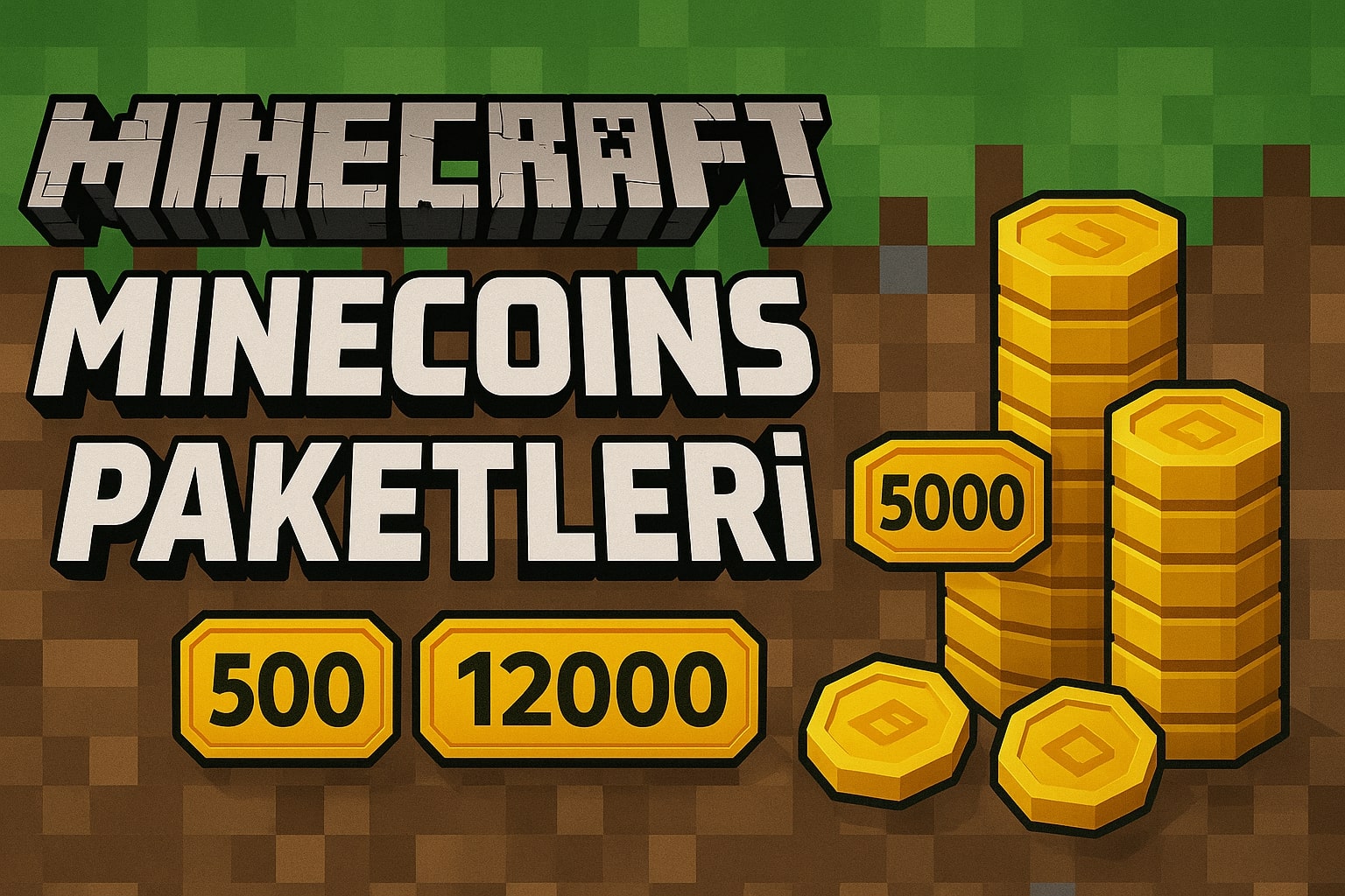 Minecraft Gerçek Minecoins Satın Al