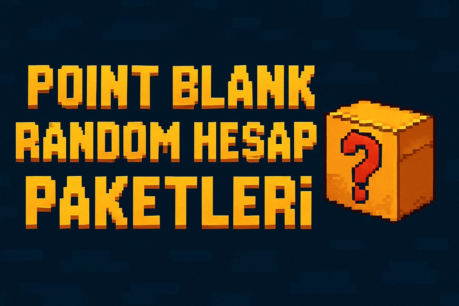 Point Blank Hesap Satın Al