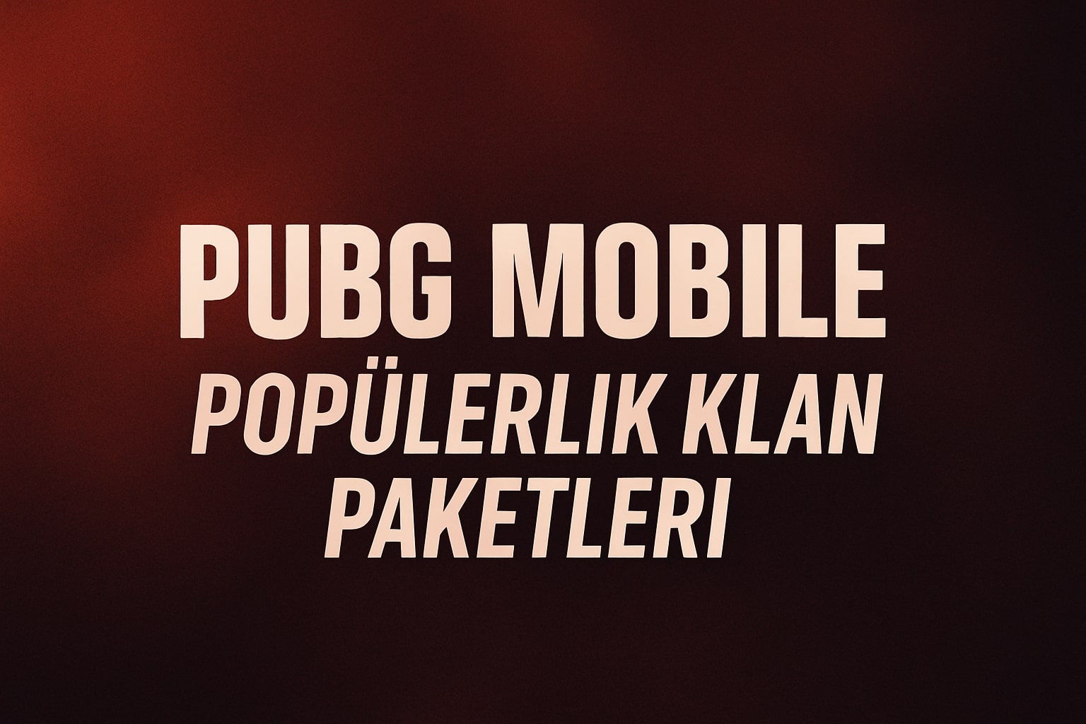 Pubg Mobile Gerçek Klan Popülerlik Satın Al