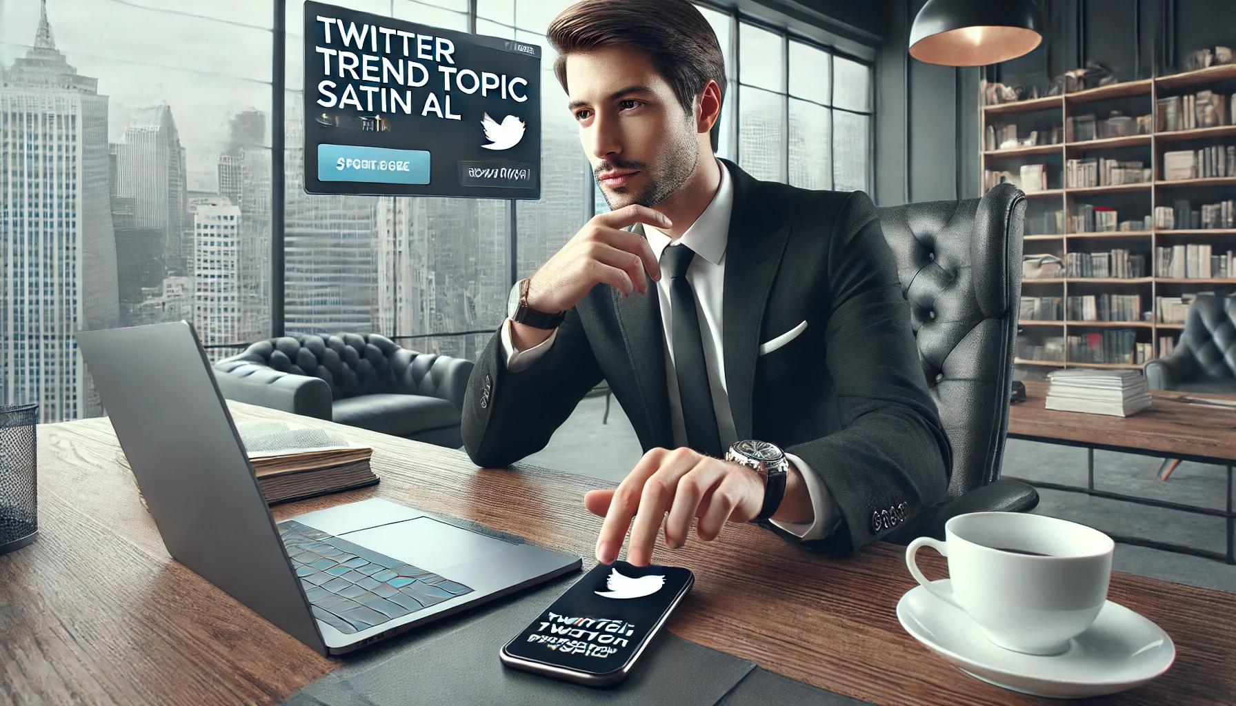 Twitter (X) Gerçek Trend Topic Satın Al