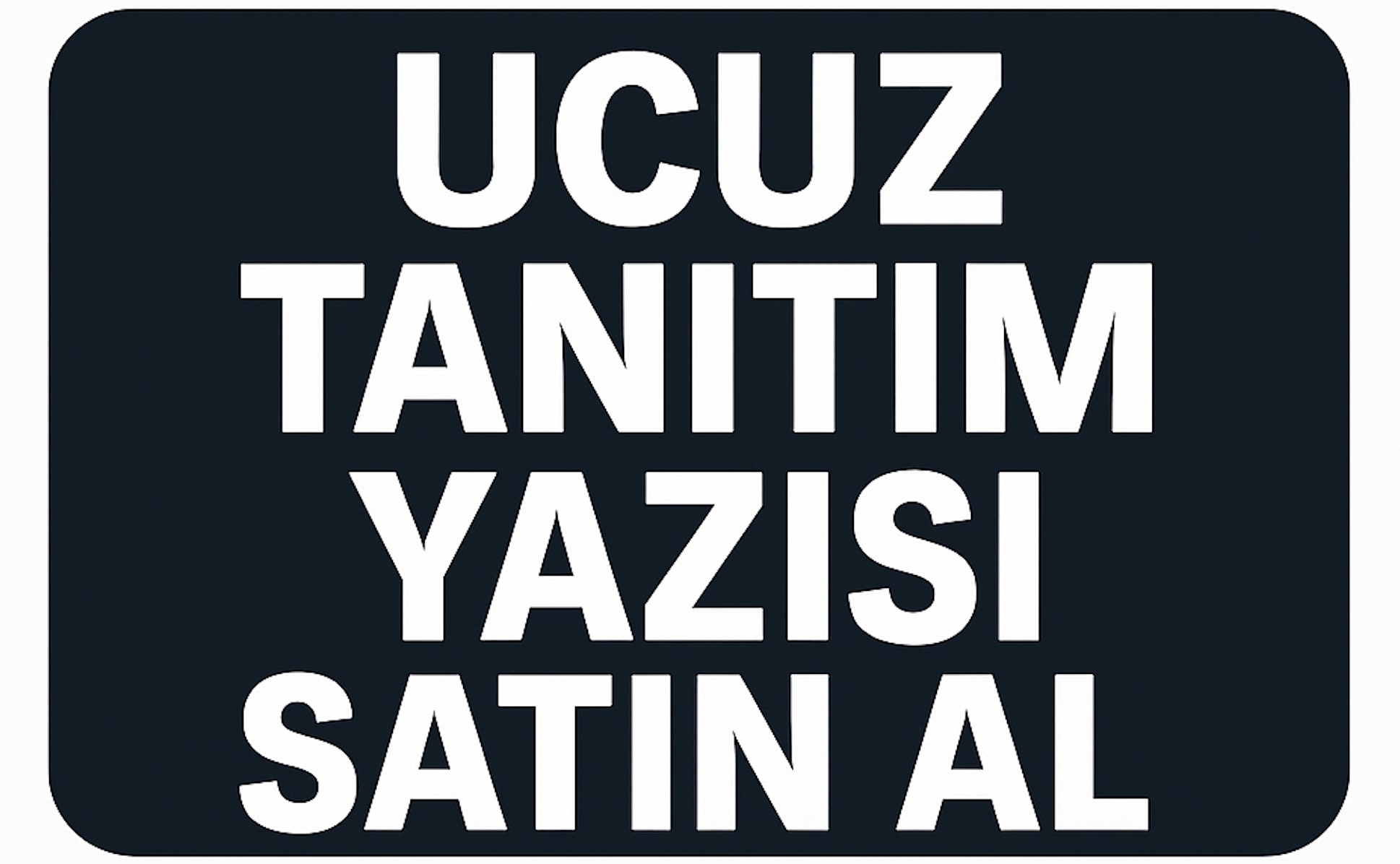 Tanıtım Yazısı Satın Al