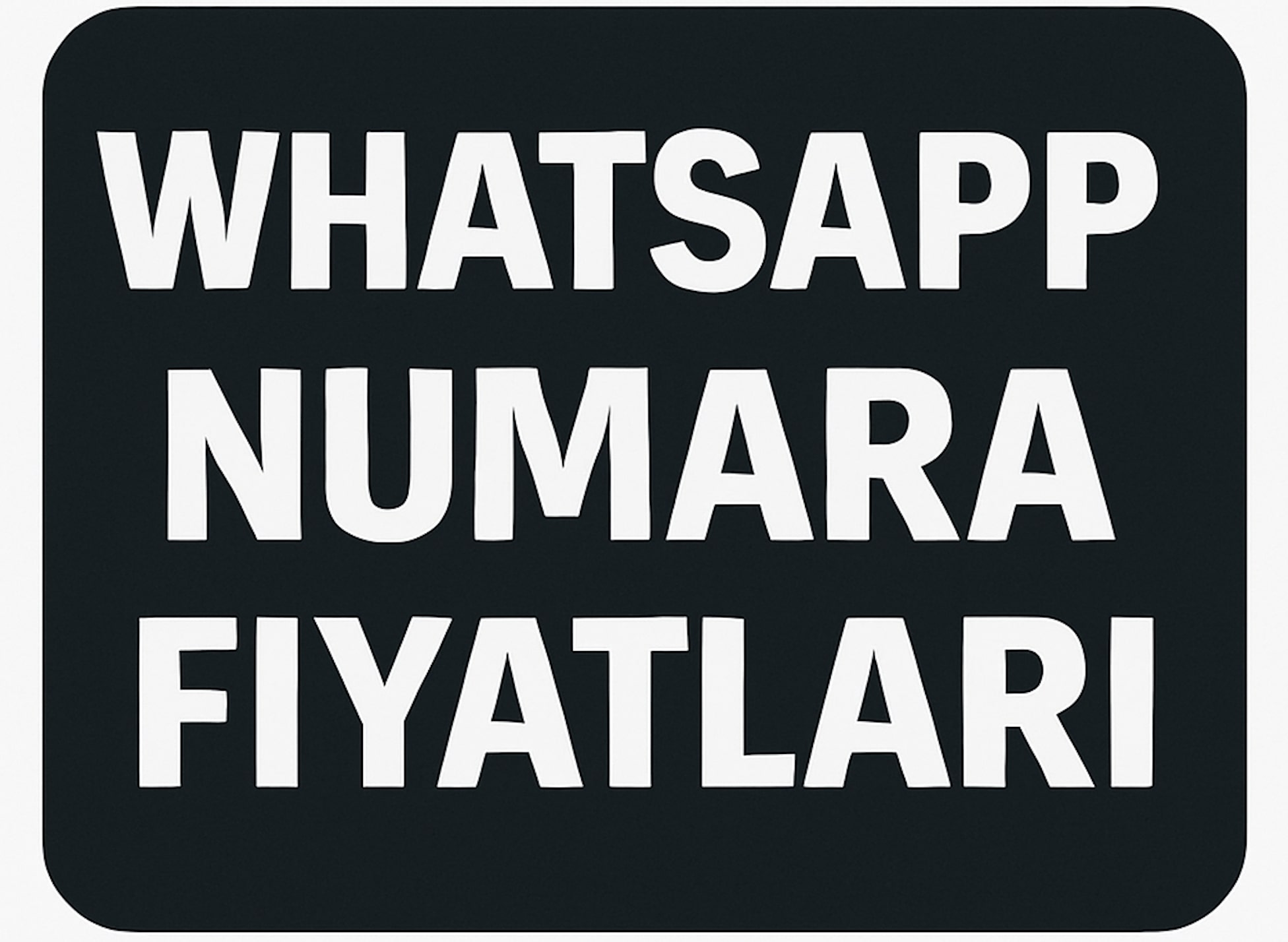 WhatsApp Gerçek Numara Satın Al
