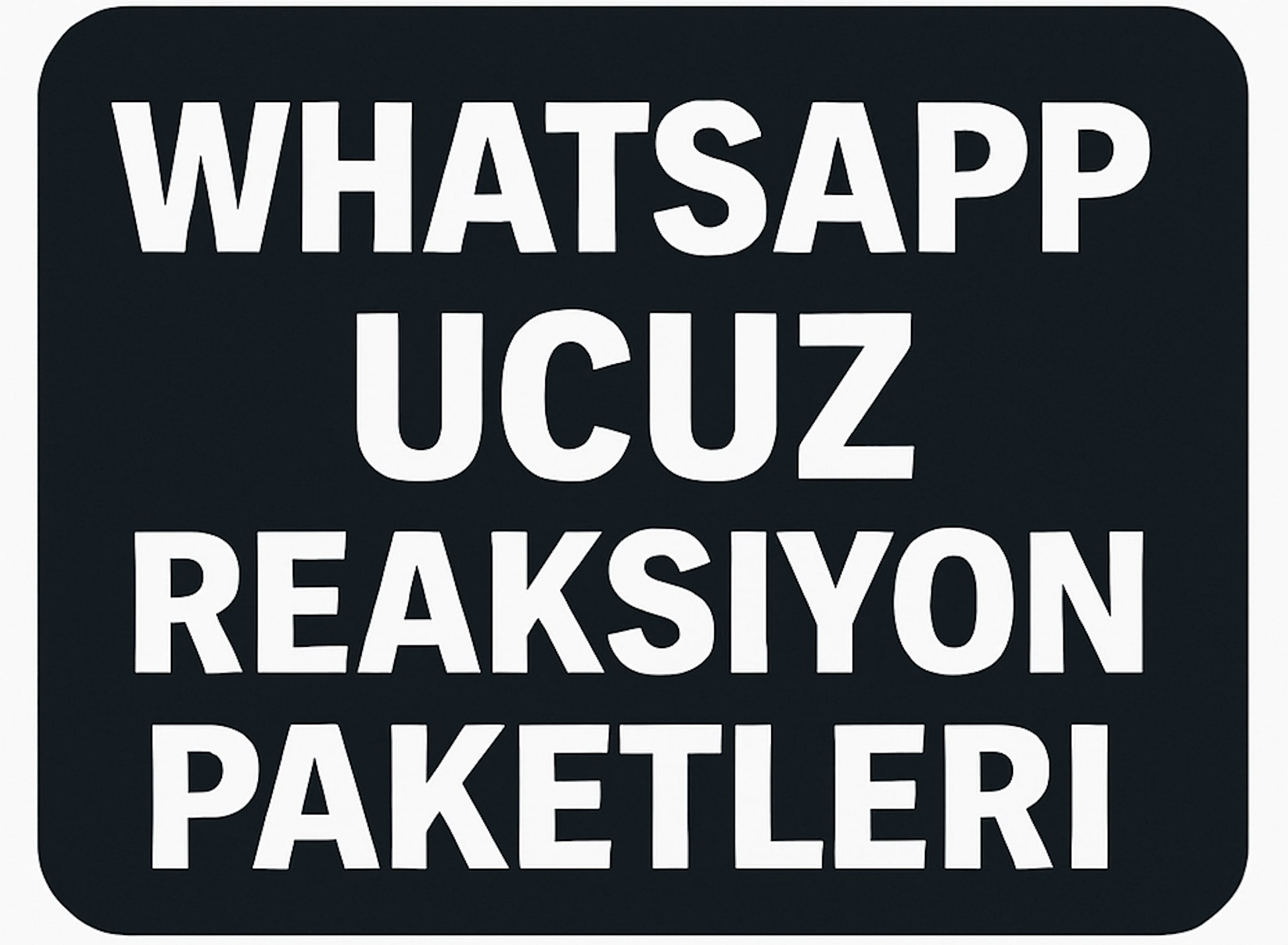 WhatsApp Gerçek Reaksiyon Satın Al